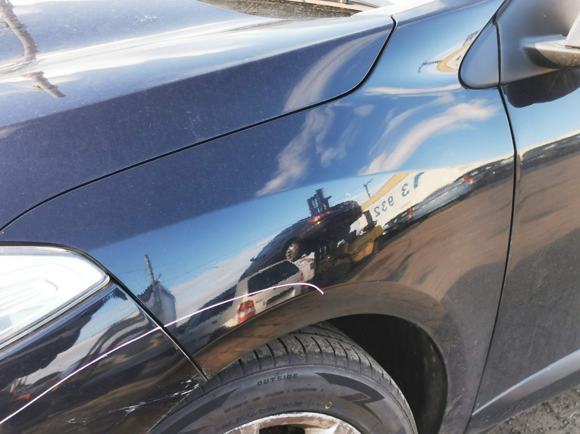 2011 RENAULT FLUENCE X38, 09/10-01/16 821019710R LEFT REAR DOOR SLIDING