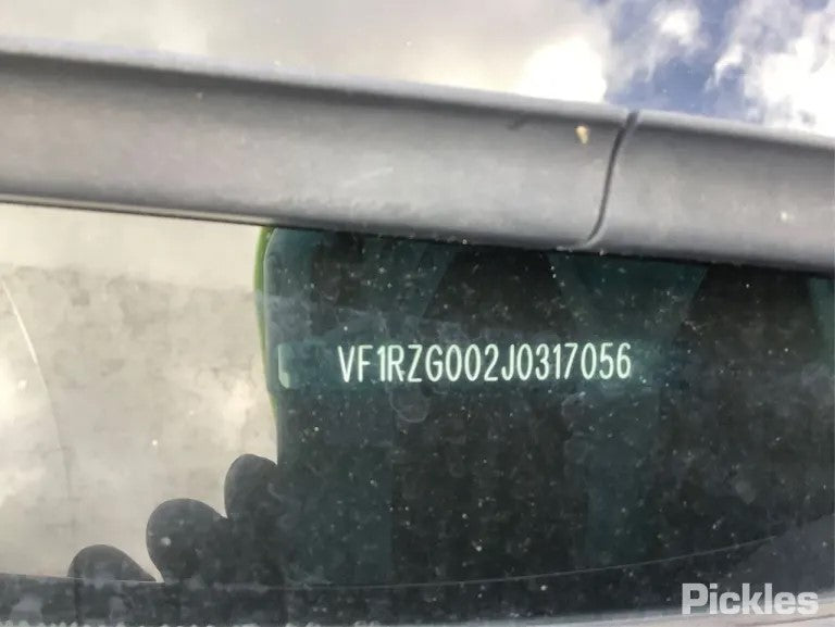 2019 RENAULT KALEOS XZG, LH SIDE, 05/16- SUNVISOR