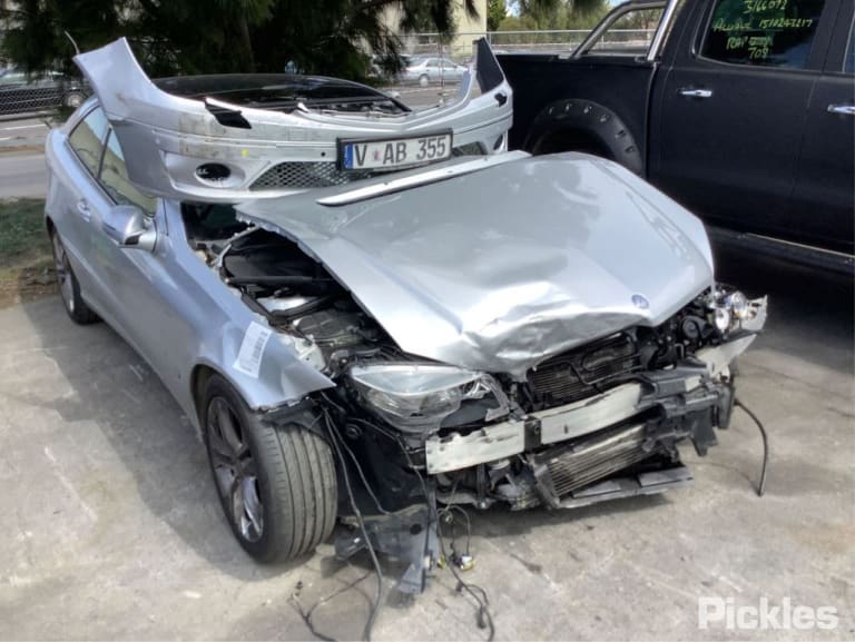 2009 MERCEDES CLC CLASS CL203, W/ PARK SENSOR TYPE, 08/08-03/11 A2038801540 REAR BUMPER