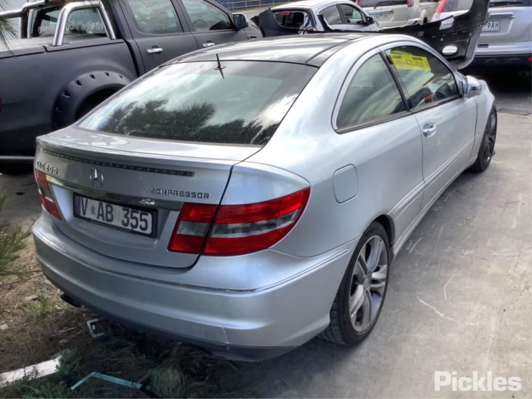2009 MERCEDES CLC CLASS CL203, W/ PARK SENSOR TYPE, 08/08-03/11 A2038801540 REAR BUMPER