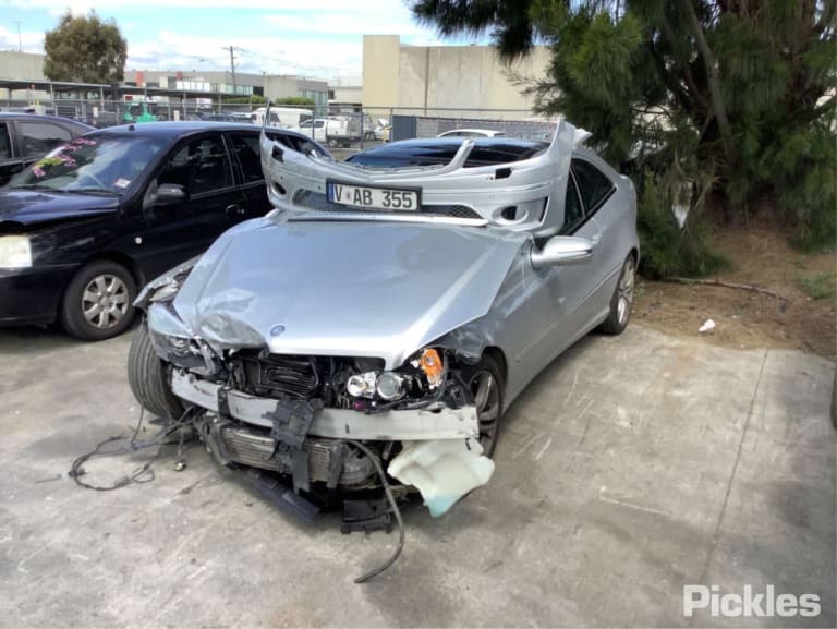 2009 MERCEDES CLC CLASS CL203, W/ PARK SENSOR TYPE, 08/08-03/11 A2038801540 REAR BUMPER