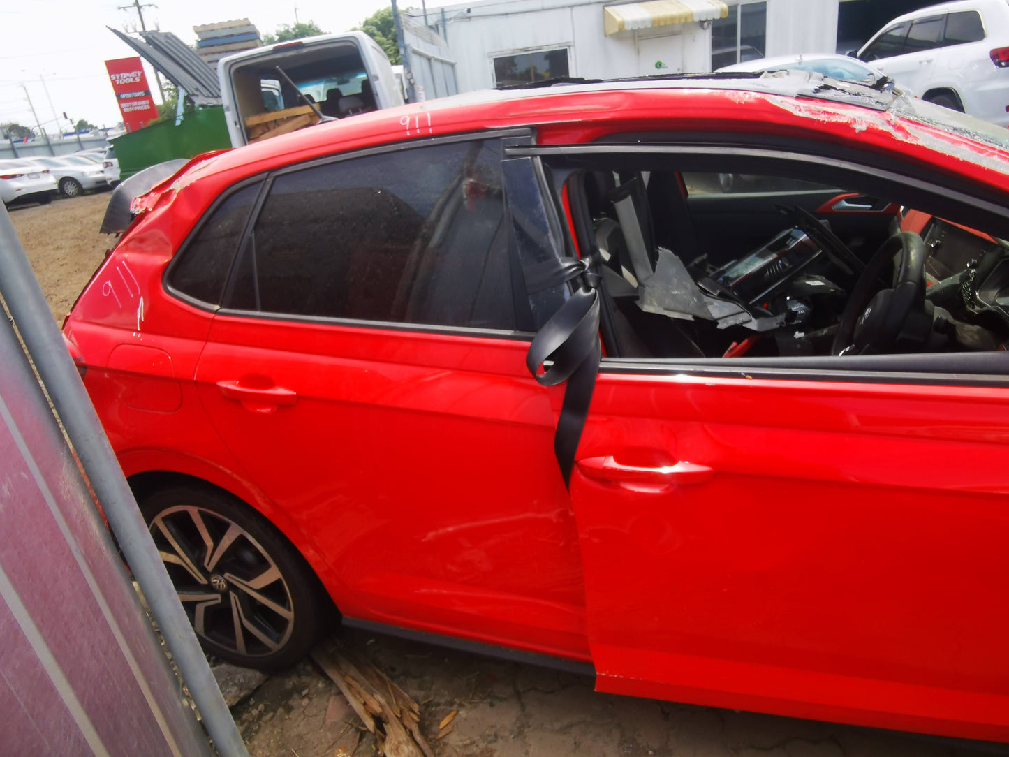 2018 VOLKSWAGEN POLO AW-AE, RH FRONT (MASTER SWITCH), NON CHROME INSERT TYPE, 09/17- 5G0959857G PWR DR WIND SWITCH