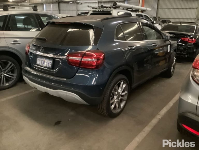 2019 MERCEDES GLA CLASS X156, 04/14-01/20 A1767304300 LEFT REAR DOOR WINDOW