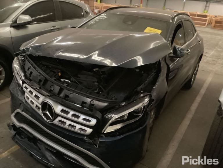 2019 MERCEDES GLA CLASS X156, 04/14-01/20 A1767304300 LEFT REAR DOOR WINDOW