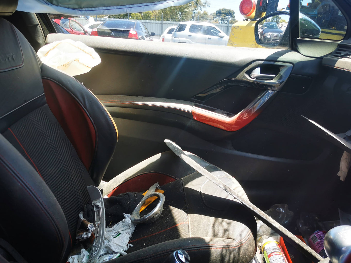 2013 PEUGEOT 208 A9, POWER FOLD, W/ CHROME TRIM, CHROME COVER TYPE, 10/12-12/18 1607511980 LEFT DOOR MIRROR