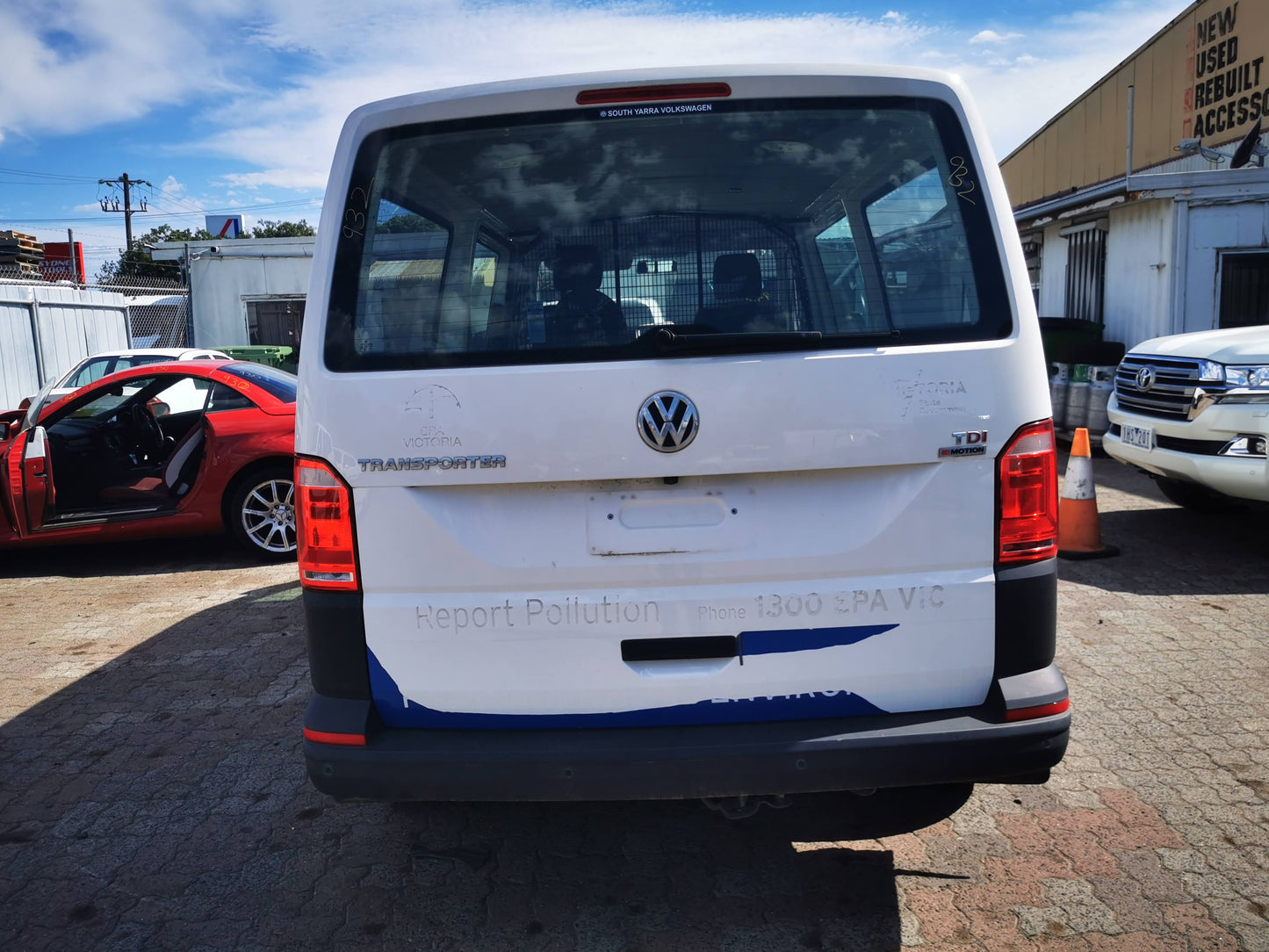 2016 VOLKSWAGEN TRANSPORTER T6, HALOGEN TYPE (H4), 07/15-07/20 7E2941015AD LEFT HEADLAMP