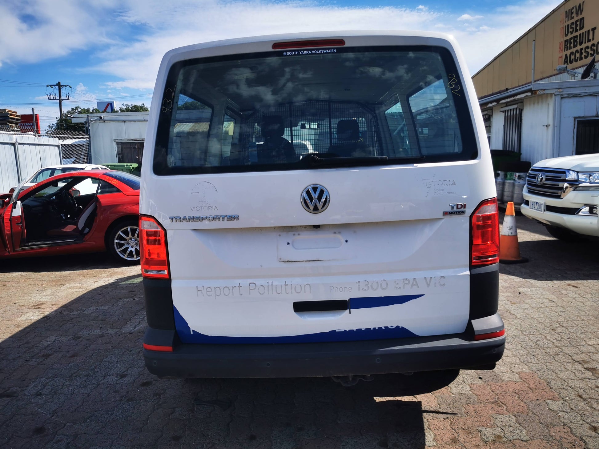 2016 VOLKSWAGEN TRANSPORTER T6, HALOGEN TYPE (H4), 07/15-07/20 7E2941015AD LEFT HEADLAMP