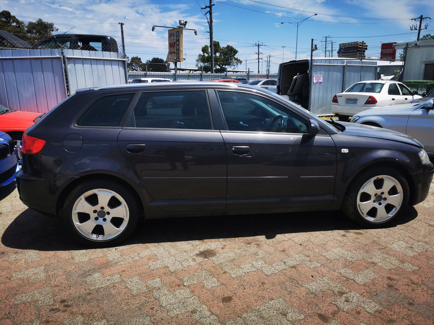 2005 AUDI A3 HEAD UNIT, SINGLE DISC CD PLAYER, CONCERT, 8P, 06/04-07/08 8P0057186CX RADIO CD DVD SAT TV
