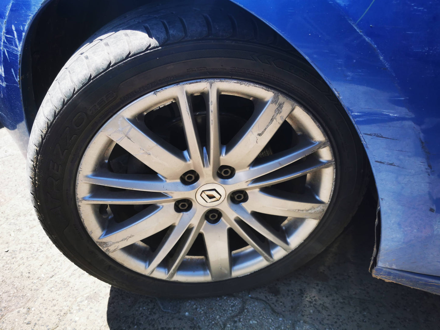 2013 RENAULT MEGANE BUMPER BAR (2 PIECE), X32/B95, 5DR HATCH, DYNAMIQUE, NON PARK SENSOR TYPE, 09/10-06/13 850222701R REAR BUMPER