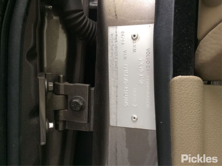 2008 VOLVO XC90 RH FRONT (MASTER SWITCH), VIN -133999, 07/03-12/14 30658146 PWR DR WIND SWITCH