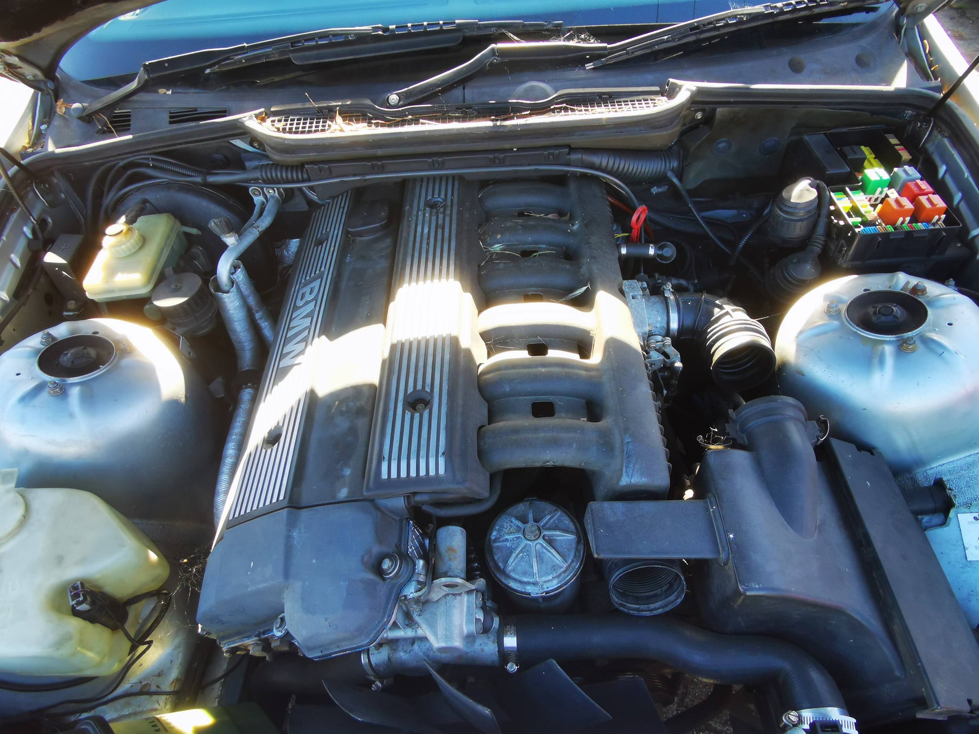 1994 BMW 3 SERIES +HEADLIGHT+ E36 CPE/SED (NON PIMPLE) 05/91-10/94 63121393343 LEFT HEADLAMP