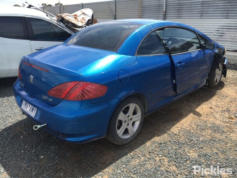 2005 PEUGEOT 307 LEFT FRONT DOOR LOCK, CABRIO, T5-T6, 11/03-12/09 9135P8 DOOR BOOT GATE LOCK