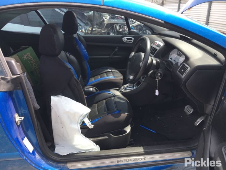 2005 PEUGEOT 307 T5-T6, POWER, NON FOLDING (1 PLUG TYPE), 12/01-12/09 8149CF LEFT DOOR MIRROR