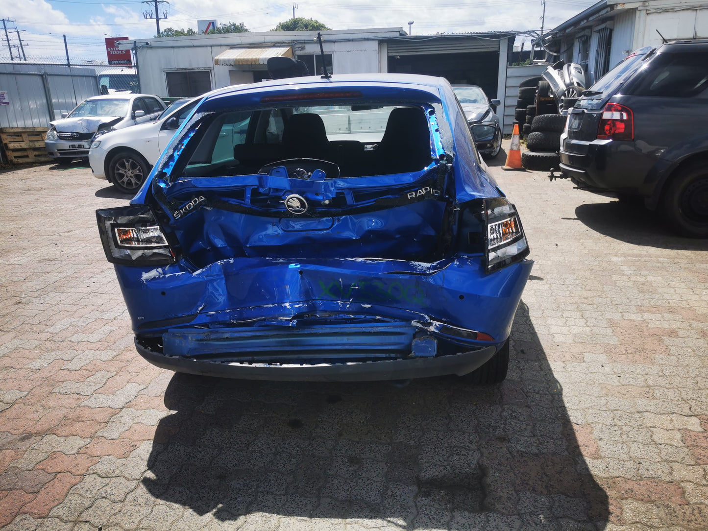 2016 SKODA RAPID NH, 05/14-12/20 5JA807221B FRONT BUMPER