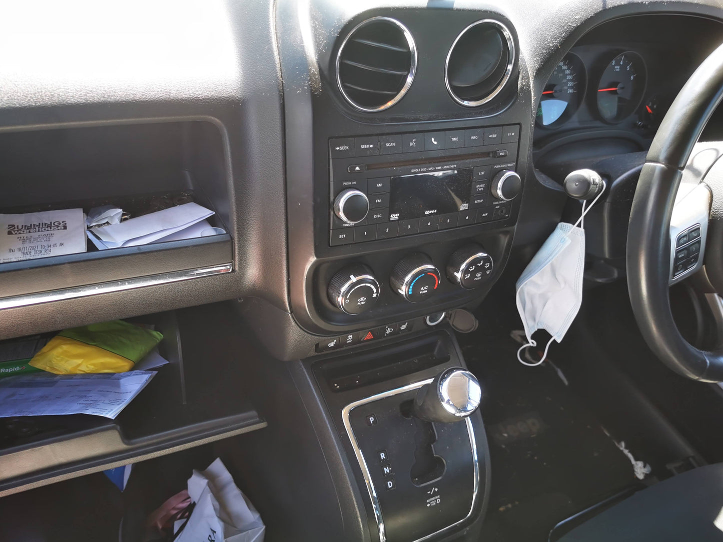 2013 JEEP COMPASS WIPER SWITCH, MK, 07/11-12/16 68003215AD COMBINATION SWITCH