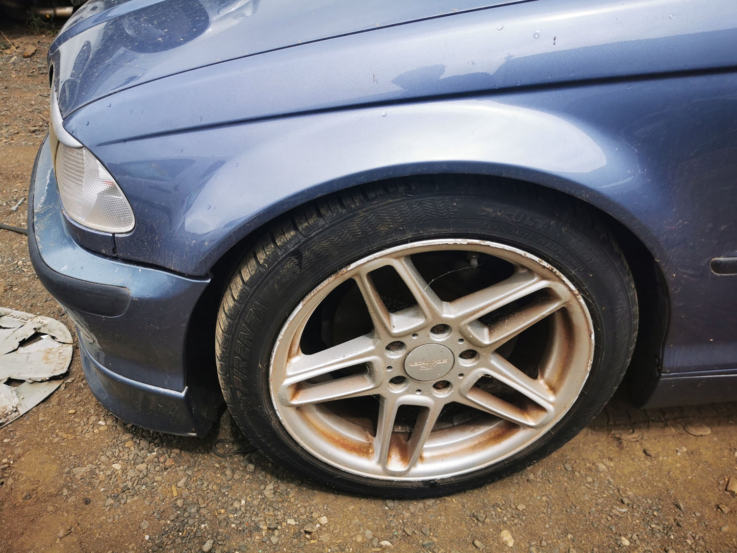2000 BMW 3 SERIES E46, SEDAN/WAGON, 09/98-01/05 41517034151 LEFT FRONT DOOR