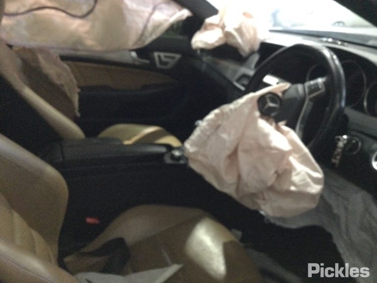 2012 MERCEDES C CLASS LH REAR, SEAT BELT ONLY, C204, COUPE, 05/11-01/15 6185023 SEAT BELT STALK