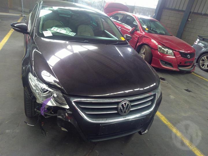 2008 VOLKSWAGEN PASSAT 3CC, SEDAN, W/ PARK SENSOR TYPE, 08/08-02/12 3C8807417P REAR BUMPER
