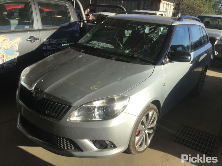 2014 SKODA FABIA 5J, PAIR, 08/11-01/15 5J2857551AG 5J2857552R SUNVISOR
