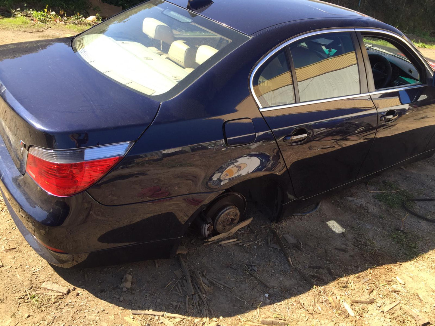 2004 BMW 5 SERIES E60, SEDAN, NON LED TYPE, 10/03-02/07 63217165737 LEFT TAILLIGHT