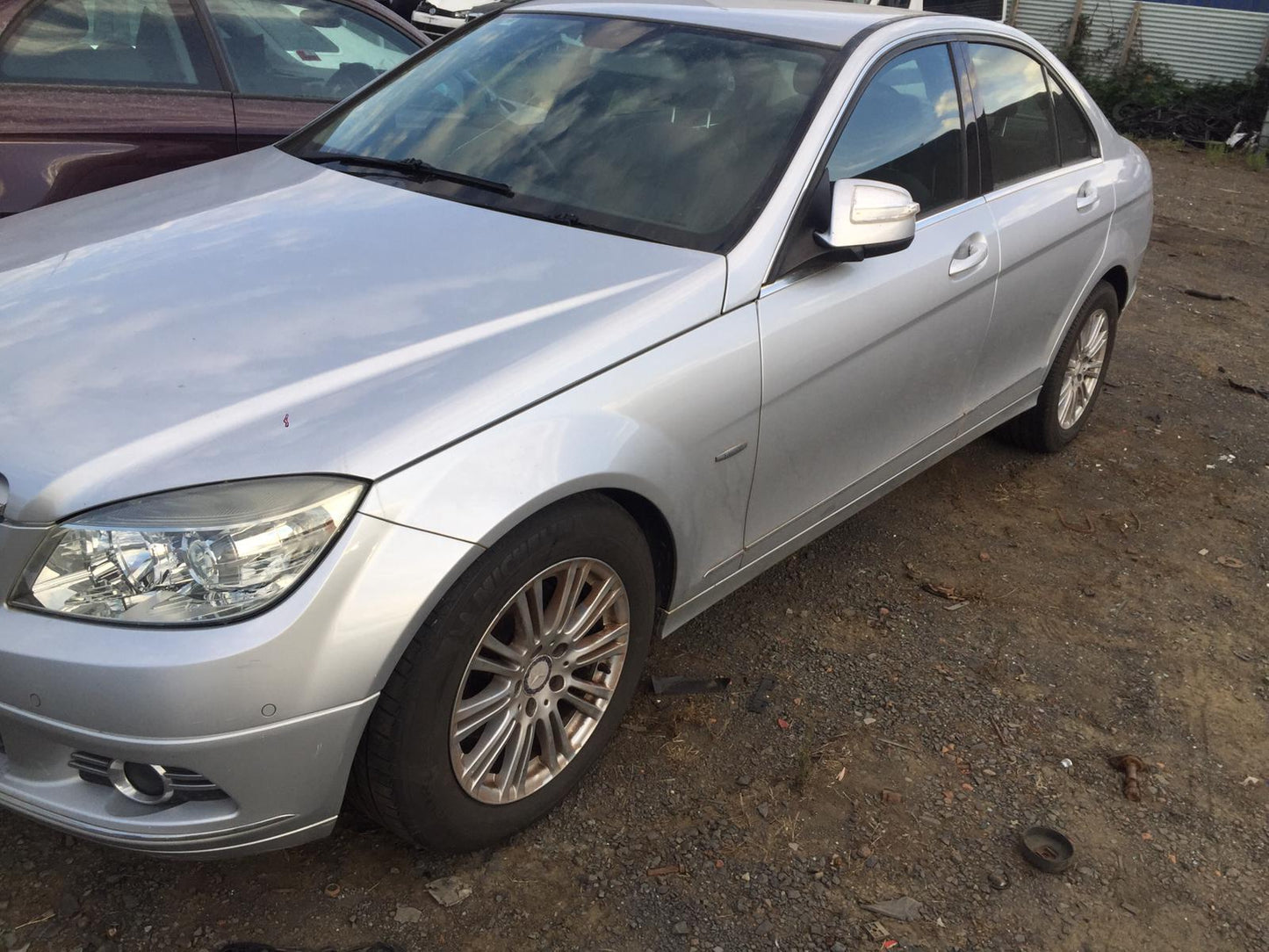 2008 MERCEDES C CLASS W204/S204, HALOGEN TYPE, 07/07-04/11 A2048200661 RIGHT HEADLAMP