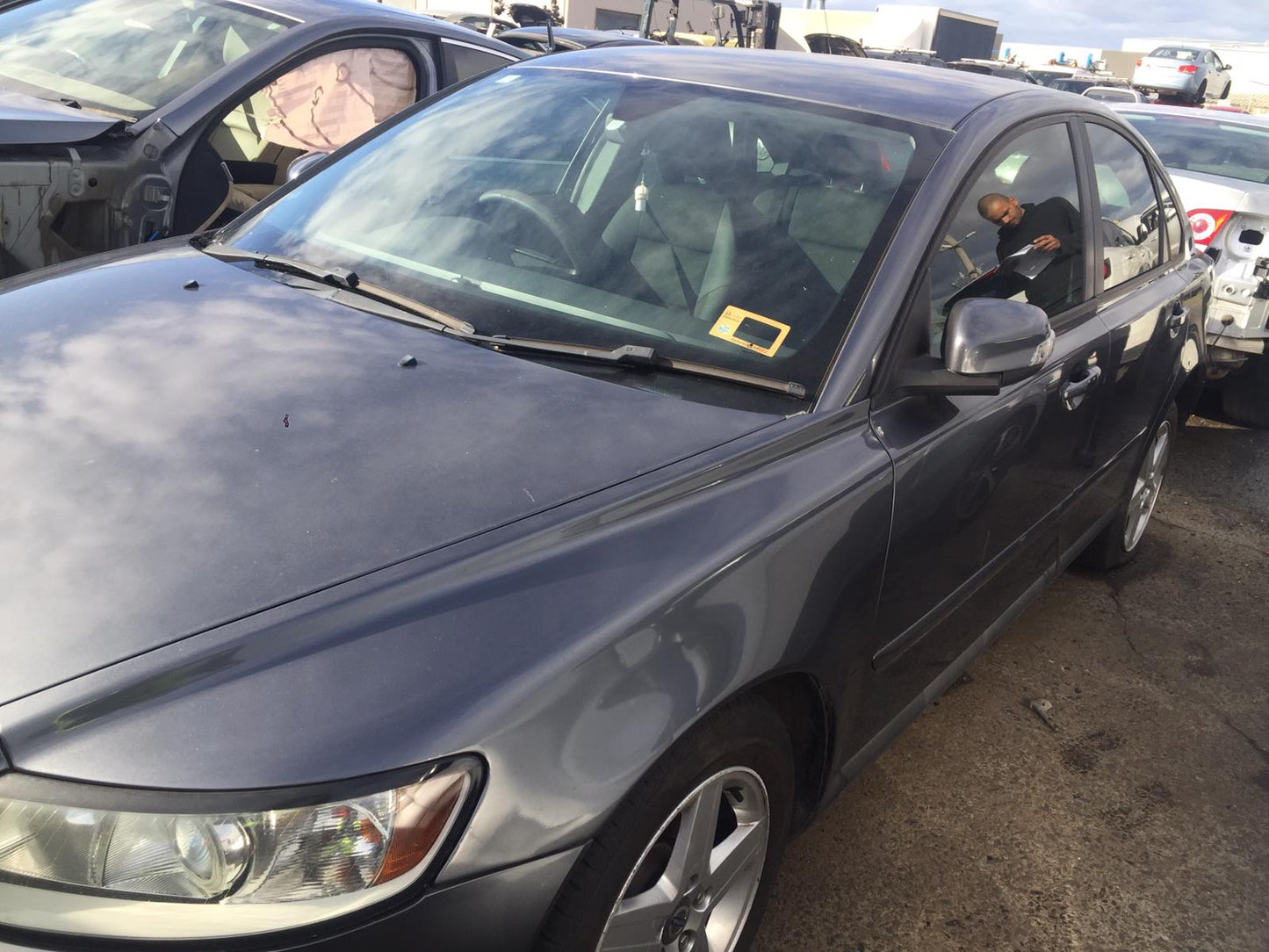 2007 VOLVO S40 M SERIES, NON H/LAMP WASHER TYPE, 03/04-09/07 39886257 FRONT BUMPER