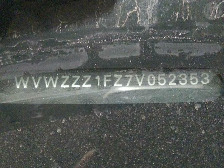 2007 VOLKSWAGEN EOS LH FRONT, ASSY (BELT AND STALK), 1F, 02/07-12/14 1Q2857705 SEAT BELT STALK