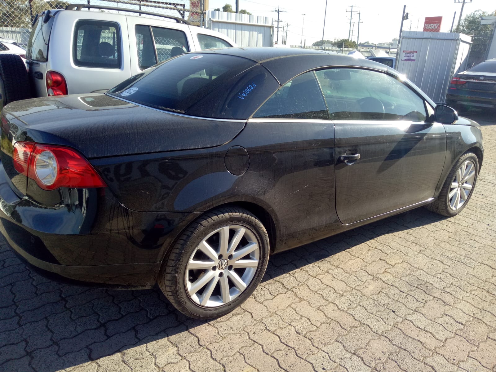 2007 VOLKSWAGEN EOS 2.0, PETROL, BPY/BWA CODE, 1F, 02/07-04/10 06F133062AG THROTTLE BODY