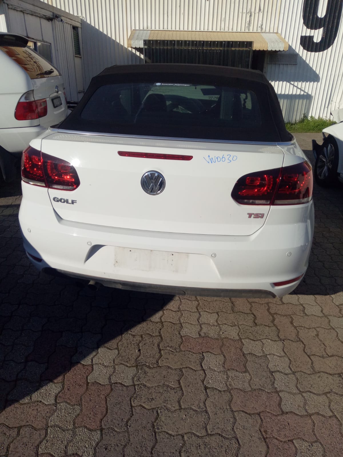 2011 VOLKSWAGEN GOLF GEN 6, PAIR, CABRIO, BLACK, 07/11-01/16 5K7857551F 5K7857552F SUNVISOR