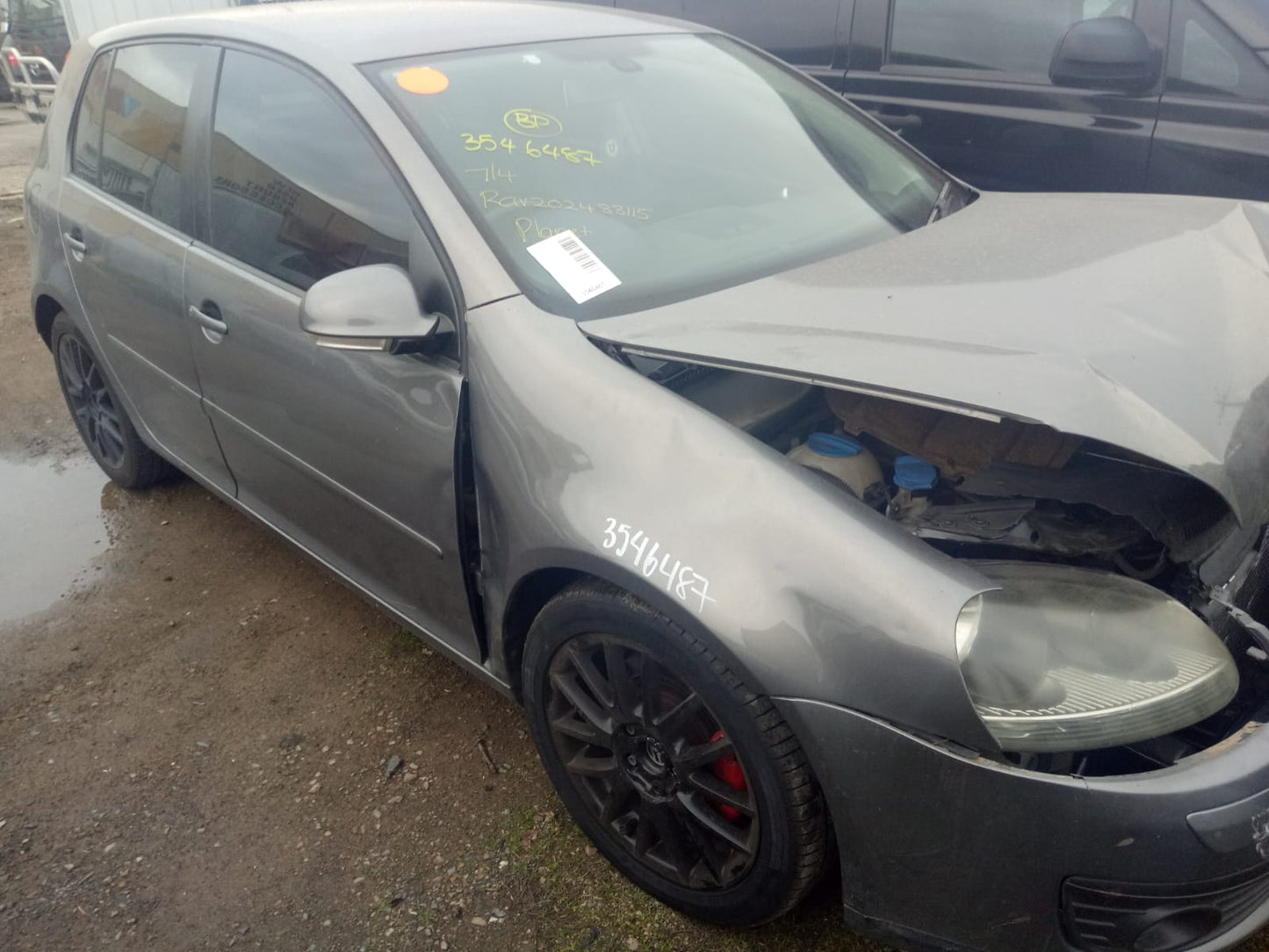 2008 VOLKSWAGEN GOLF GEN 5, PAIR, GREY, 07/04-02/09 1K0857551N 1K0857552K SUNVISOR
