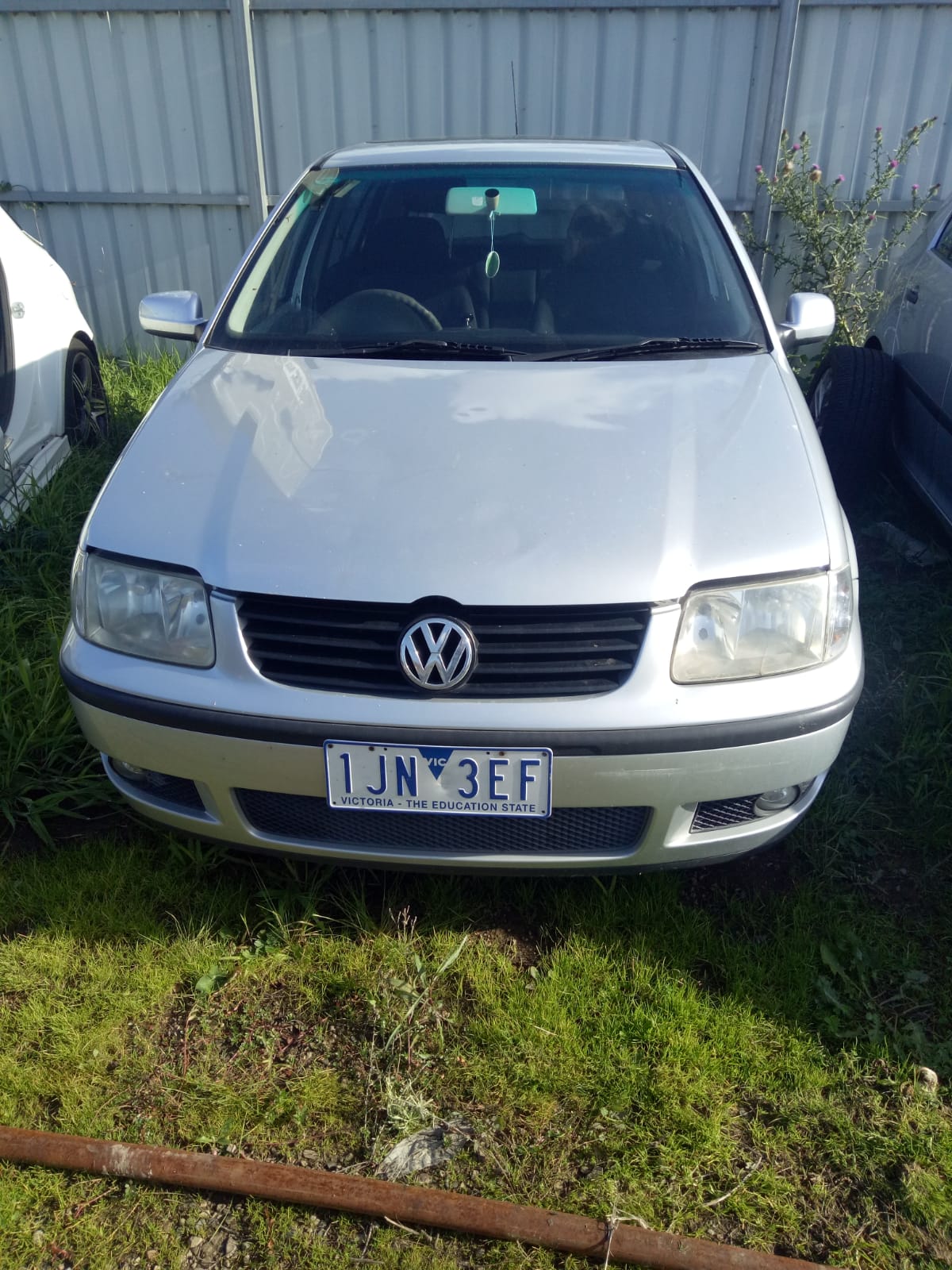 2000 VOLKSWAGEN POLO 6N, 12/96-08/00 6N0807417B REAR BUMPER