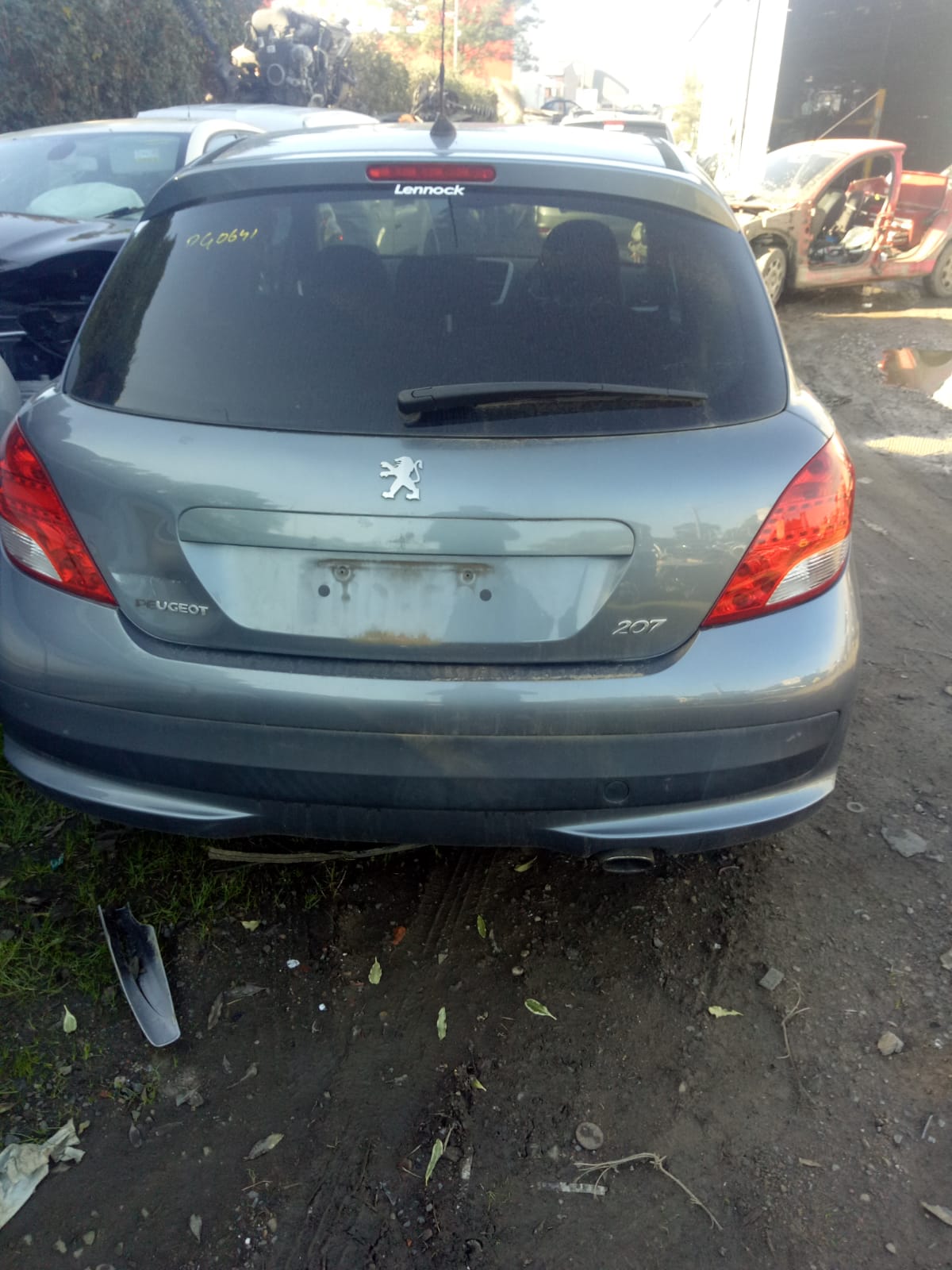 2010 PEUGEOT 207 A7, 5DR HATCH, 03/07-12/12 7410Z6 REAR BUMPER
