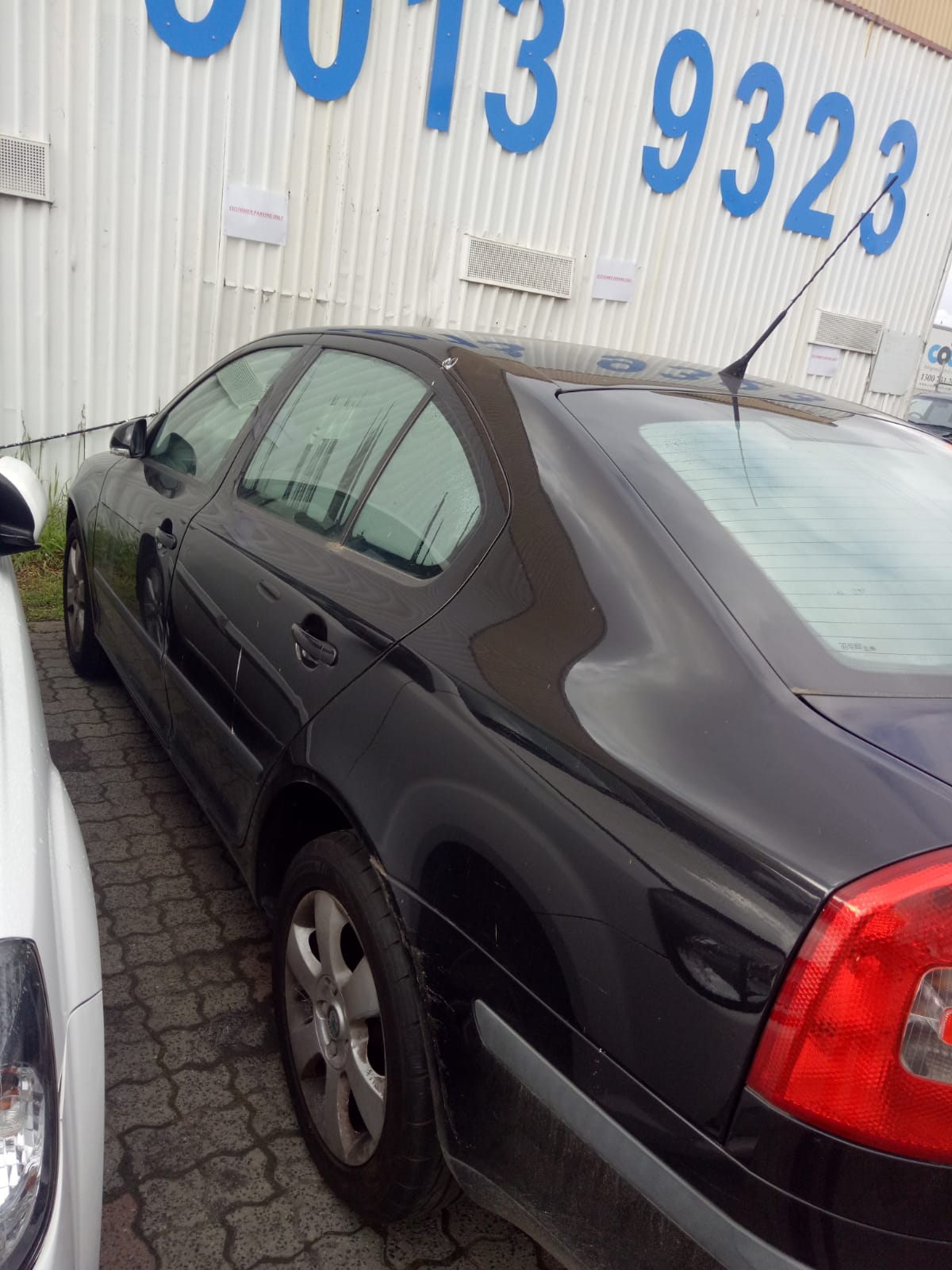 2008 SKODA OCTAVIA 1Z, LIFTBACK SEDAN, NON PARK SENSOR TYPE, 01/04-05/09 1Z5807421A REAR BUMPER
