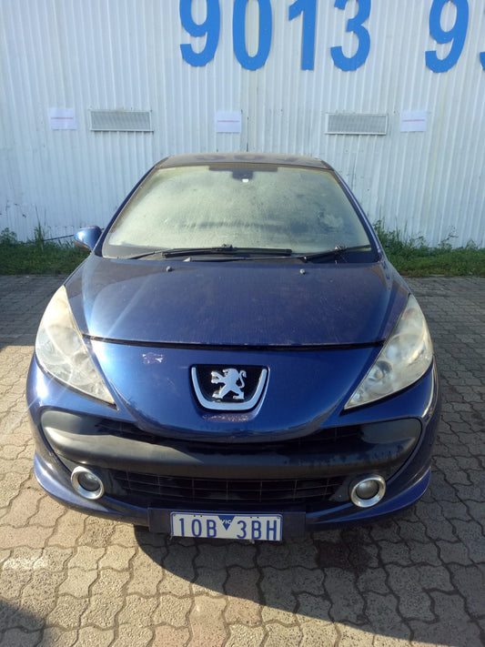 2007 PEUGEOT 207 A7, 5DR HATCH/WAGON, 04/06-12/12 9004X8 RIGHT FRONT DOOR