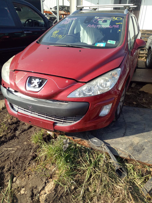 2008 PEUGEOT 308 AUTO, DIESEL, 2.0, TURBO, TURBO, T7, VIN VF34*RHR, 20GR03 CODE, 09/07-01/14 GR03 TRANS GEARBOX
