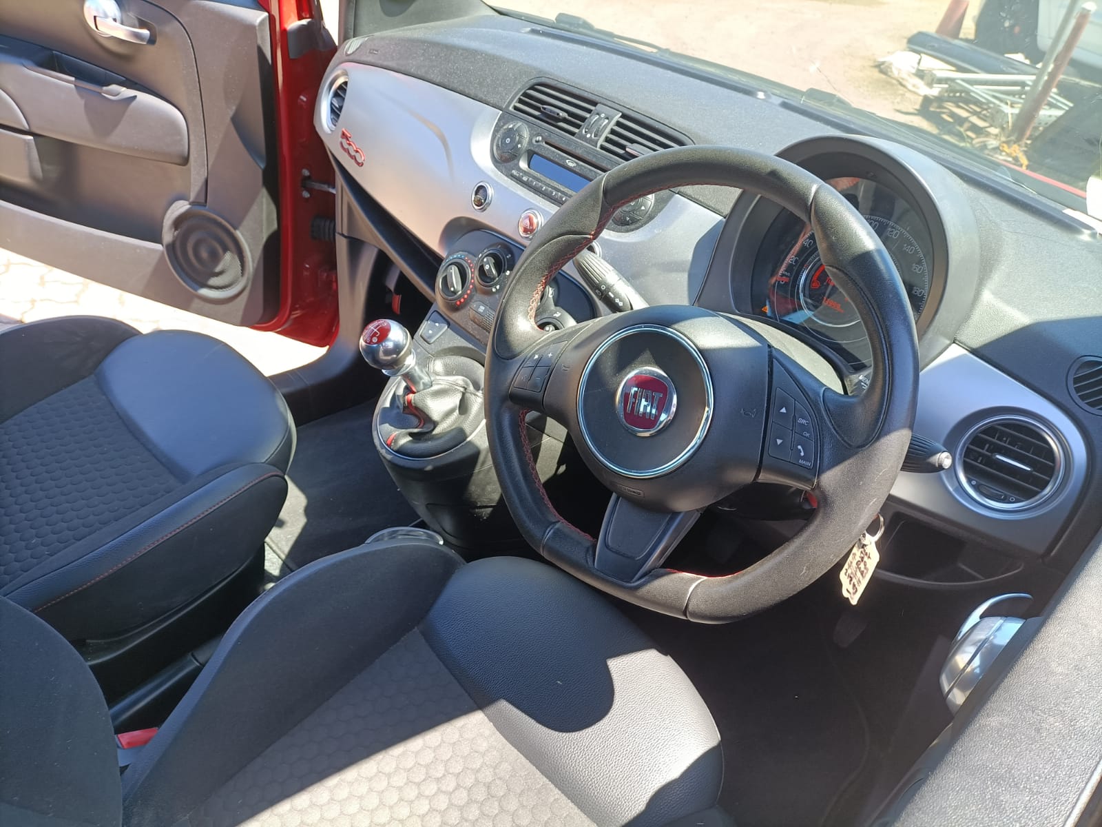 2014 FIAT 500 LEFT FRONT DOOR LOCK, 03/08- 51827415 DOOR BOOT GATE LOCK