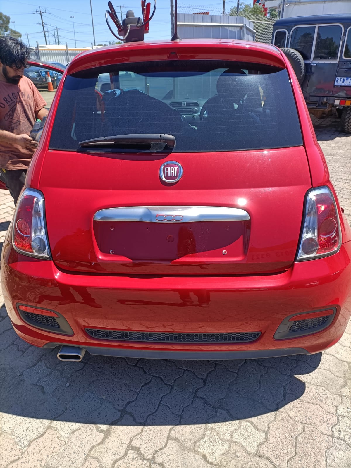 2014 FIAT 500 LEFT FRONT DOOR LOCK, 03/08- 51827415 DOOR BOOT GATE LOCK