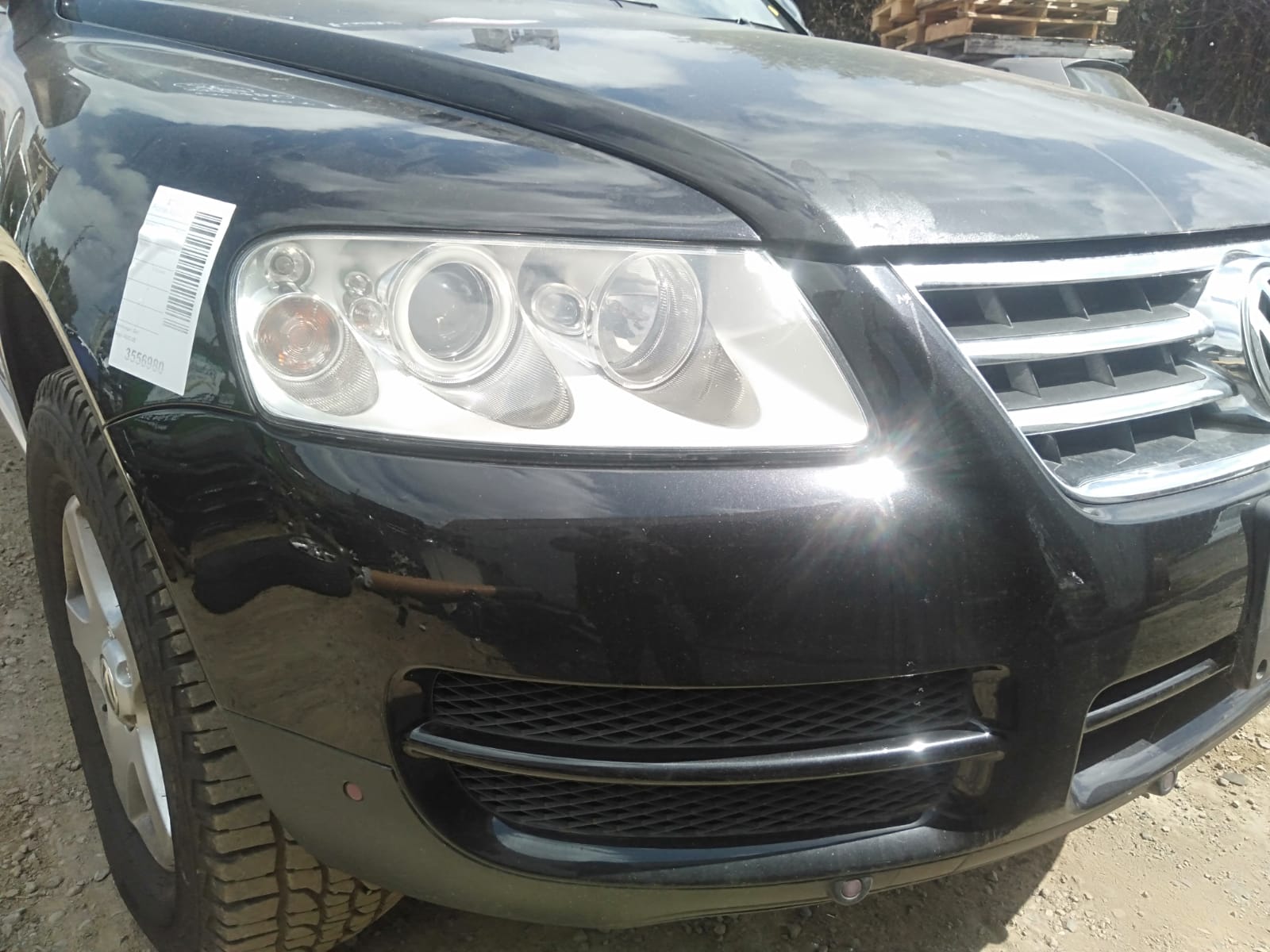 2007 VOLKSWAGEN TOUAREG 7L, W/ MOULD TYPE, 09/03-12/10 7L0833056M RIGHT REAR DOOR SLIDING