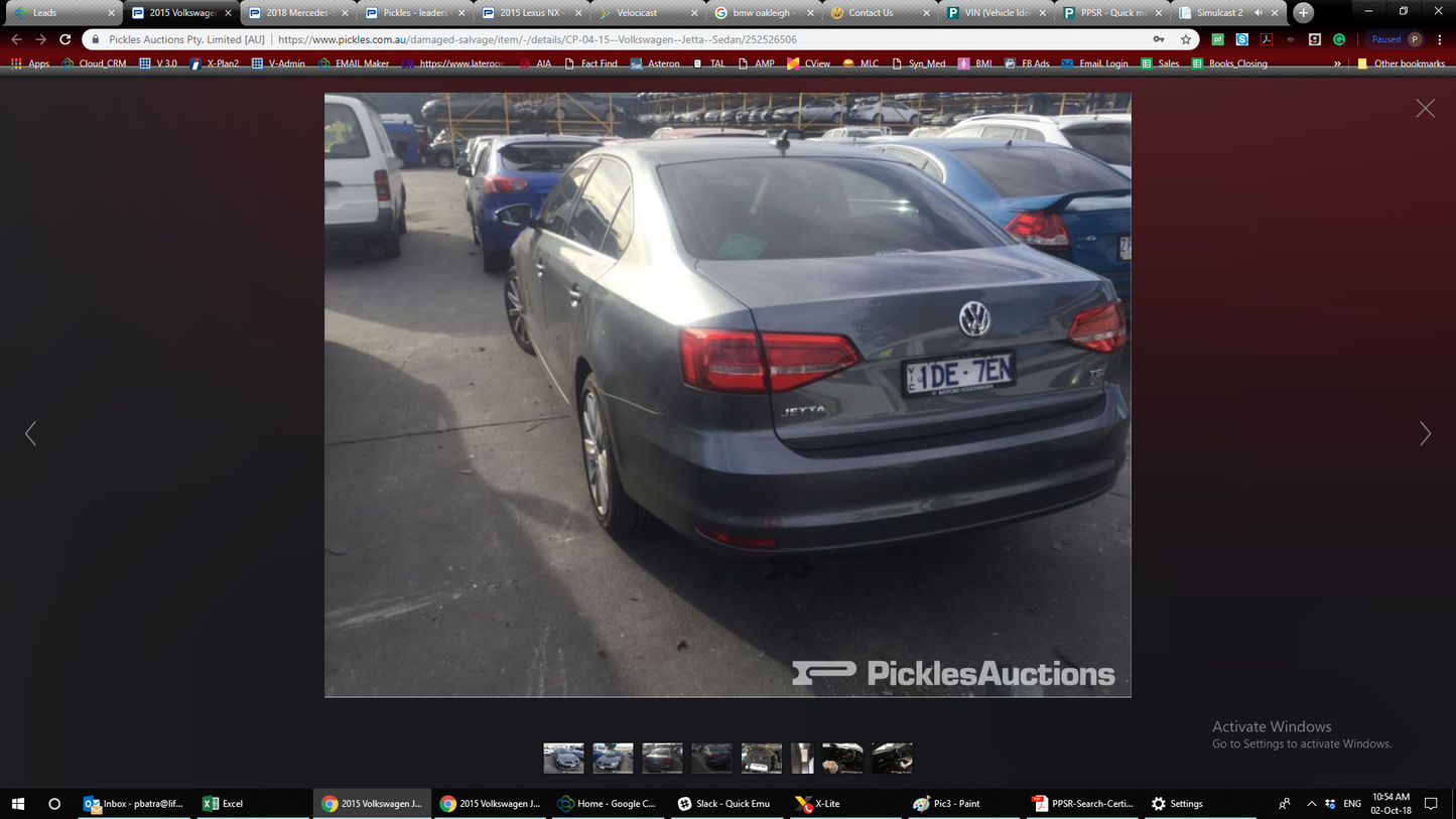 2015 VOLKSWAGEN JETTA FRONT (CENTRE), NON SUNROOF CONTROLS TYPE, 1B, 11/14-12/17 1K8947106C COURTESY LIGHT