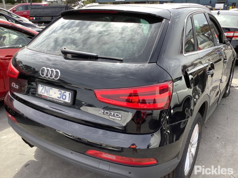 2013 AUDI Q3 8U, LH FRONT, LEATHER, BEIGE, 03/12-12/18 HEADREST