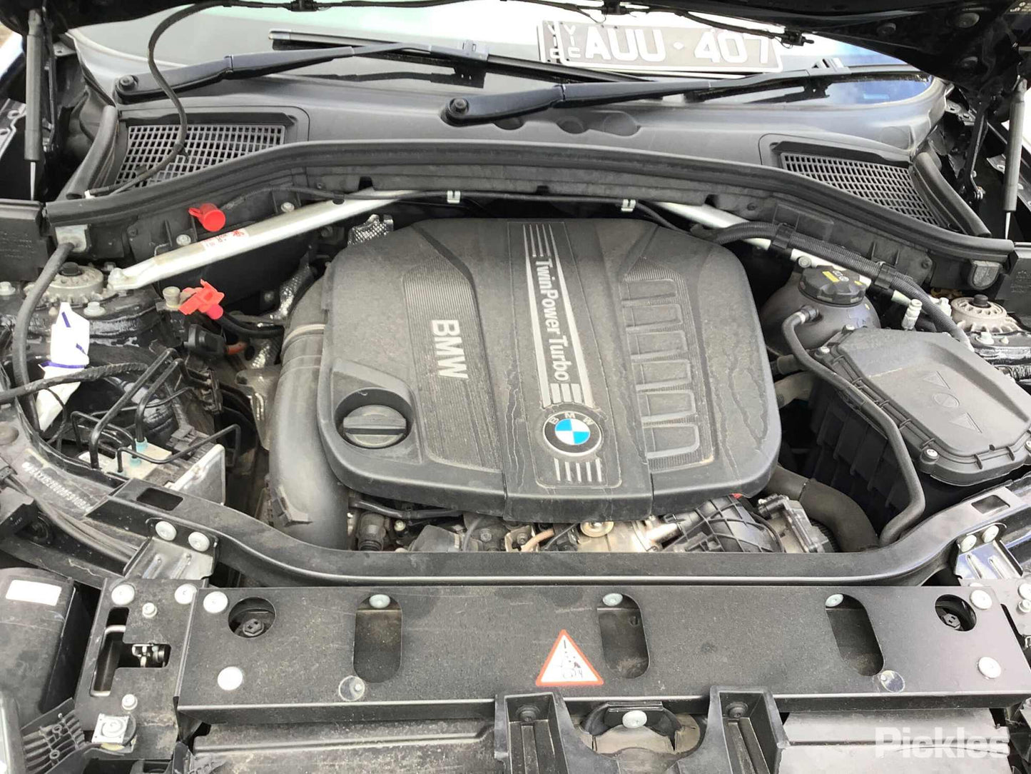 2016 BMW X4 F26, 05/14-04/18 51337339892 RIGHT FRONT DOOR WINDOW