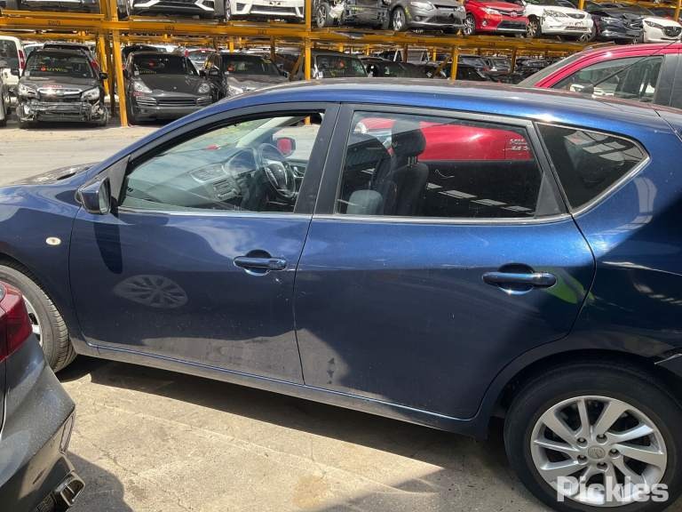 2014 NISSAN PULSAR C12, RH SIDE, NON LAMP TYPE, HATCH, 05/13-12/16 SUNVISOR