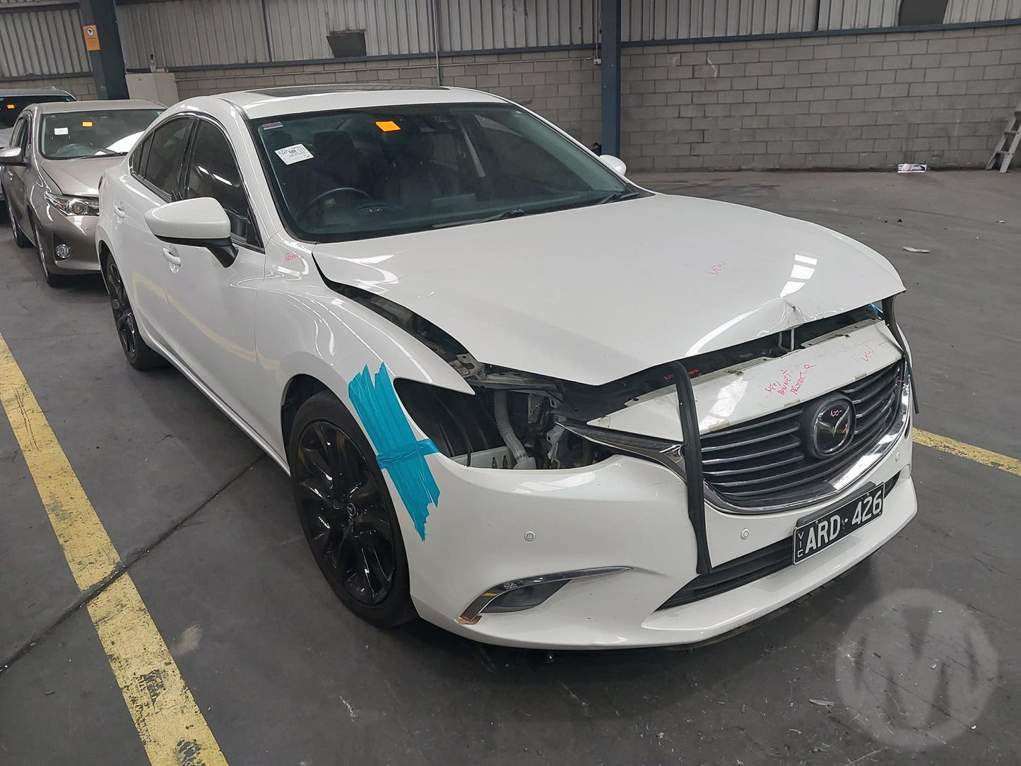 2015 MAZDA 6 LH FRONT, SEAT BELT ONLY, GJ-GL, 11/12- SEAT BELT STALK