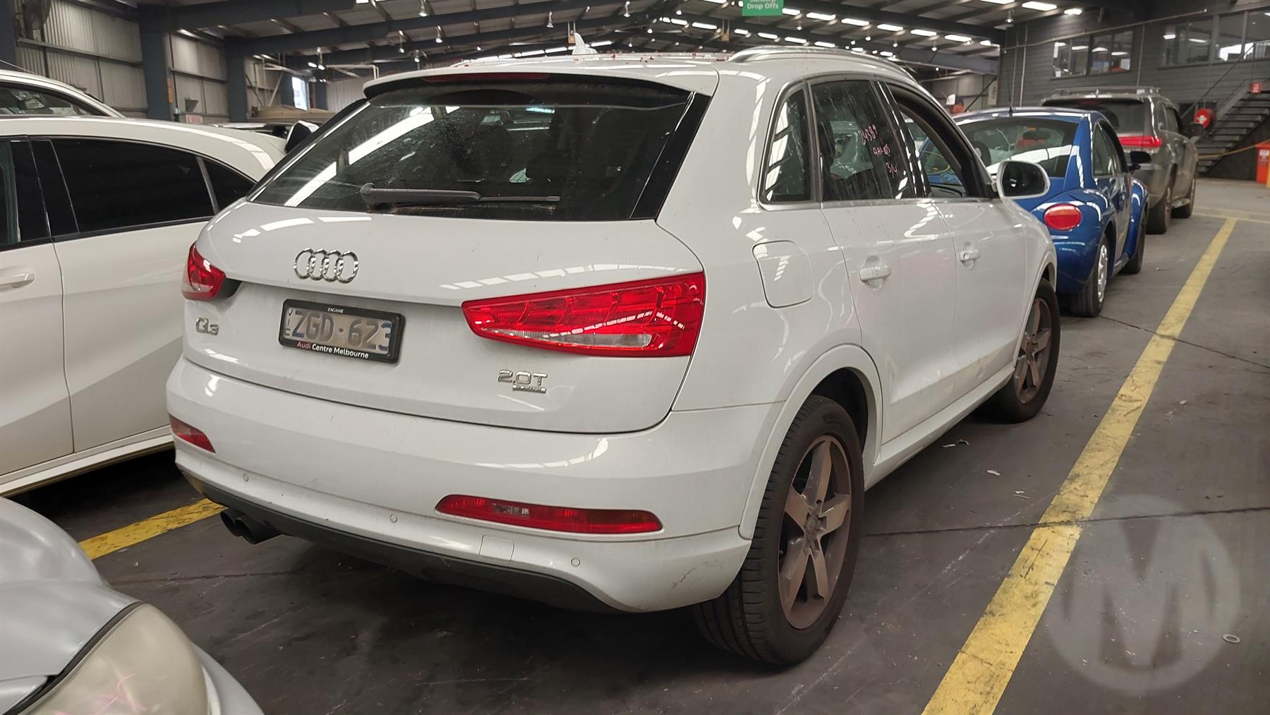 Wrecking 2012 AUDI Q3 for Used Parts AU1573