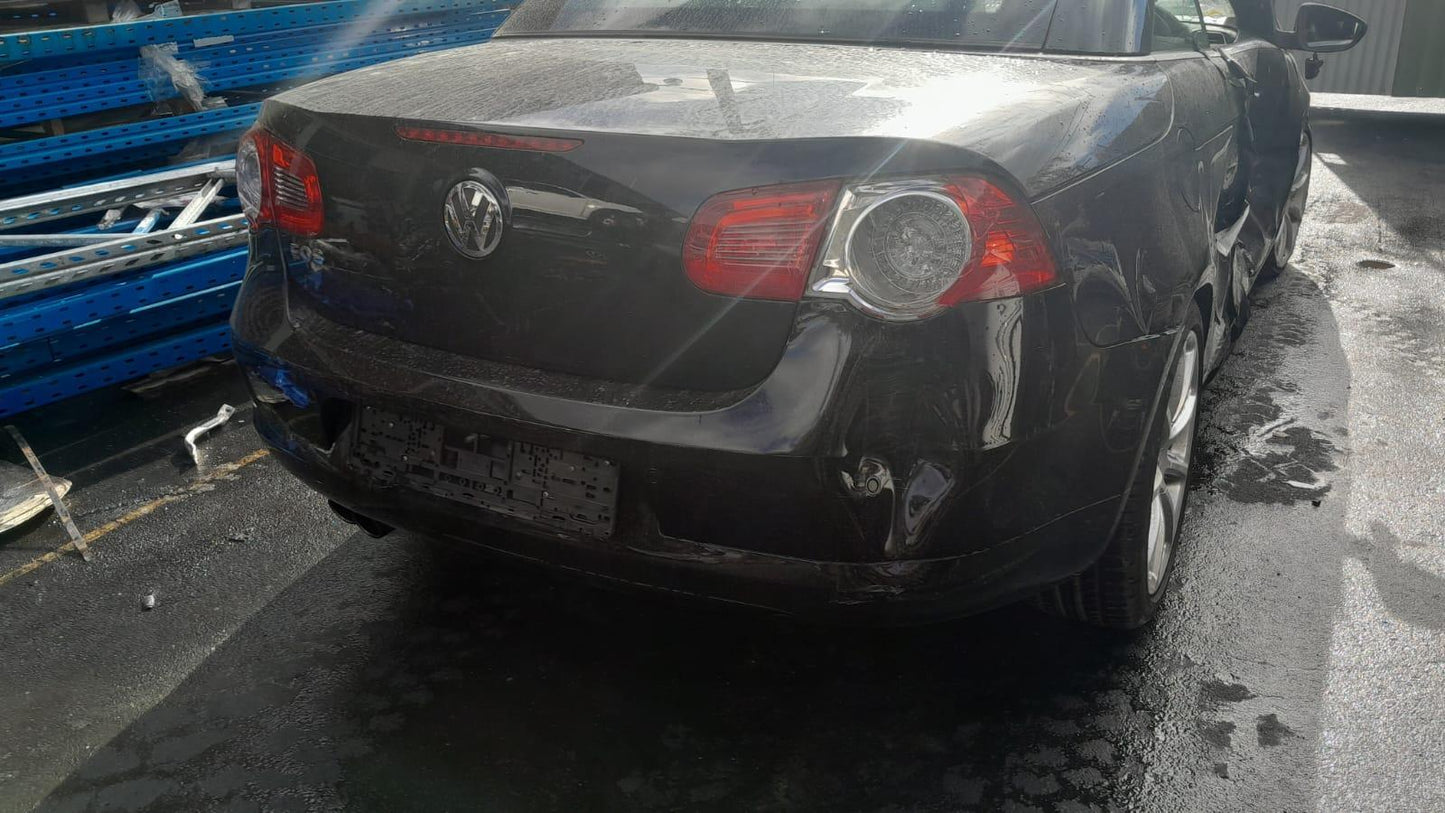 2008 VOLKSWAGEN EOS LH REAR, ASSY (BELT AND STALK), 1F, 02/07-12/14 SEAT BELT STALK