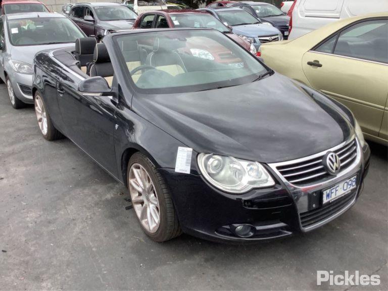 2008 VOLKSWAGEN EOS RH FRONT, SEAT BELT ONLY, 1F, 02/07-12/14 1Q2857706 SEAT BELT STALK