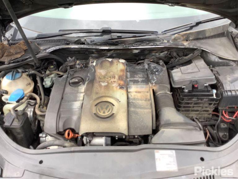 2008 VOLKSWAGEN EOS 1F, ON MOTOR P/N 1K0614517AF, ON MODULE P/N 1K0907379AC, 02/07-04/11 1K0614517AF ABS PUMP MODULATOR