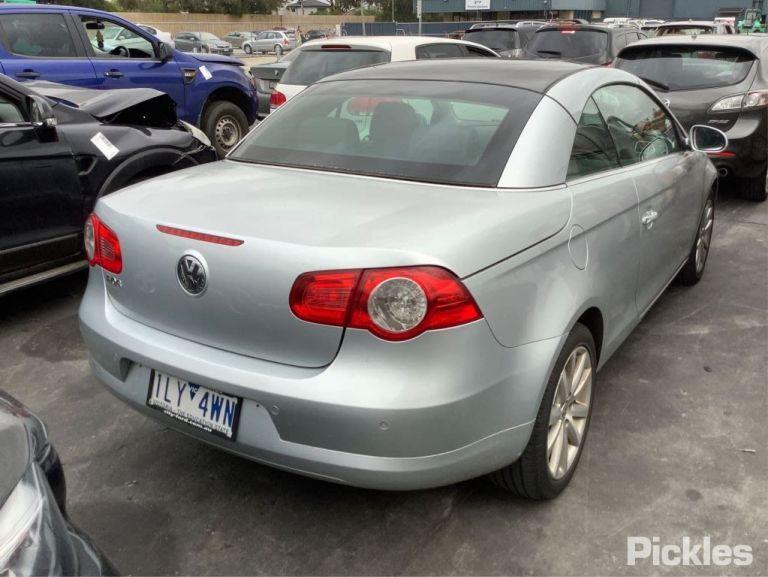 2007 VOLKSWAGEN EOS 1F, ON MOTOR P/N 1K0614517AF, ON MODULE P/N 1K0907379AC, 02/07-04/11 1K0614517AA ABS PUMP MODULATOR