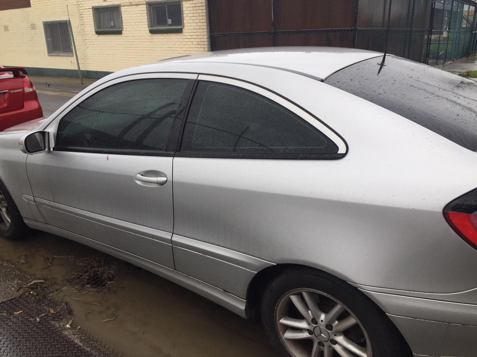 2002 MERCEDES C CLASS LH REAR, SEAT BELT ONLY, W203, 11/00-06/07 A2038601185 SEAT BELT STALK