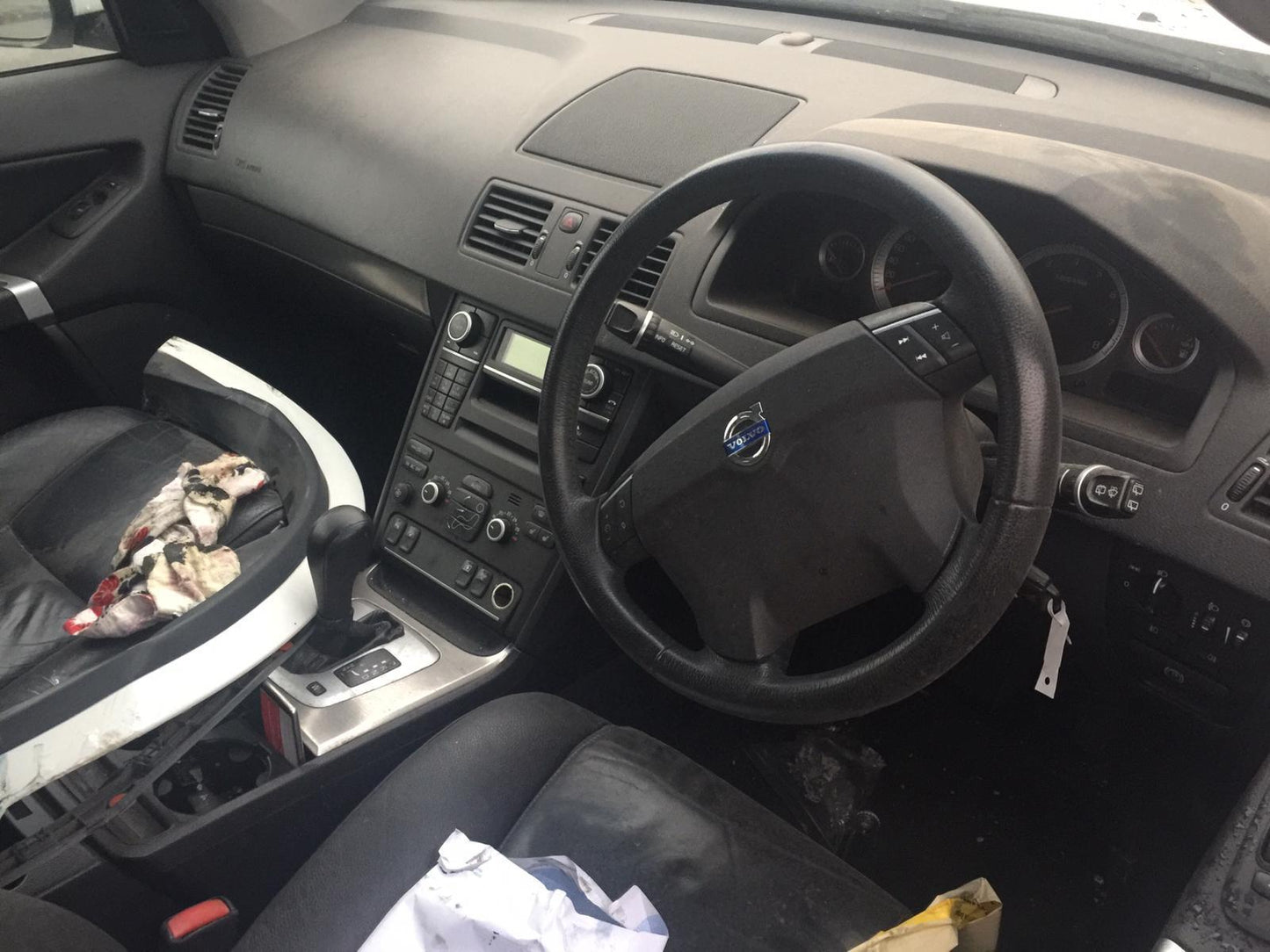 2011 VOLVO XC90 STEERING WHEEL, 4-SPOKE TYPE, 07/03-12/14 31332812 RIGHT AIRBAG